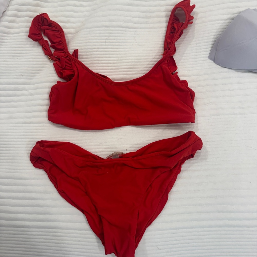 PilyQ red bikini xs
